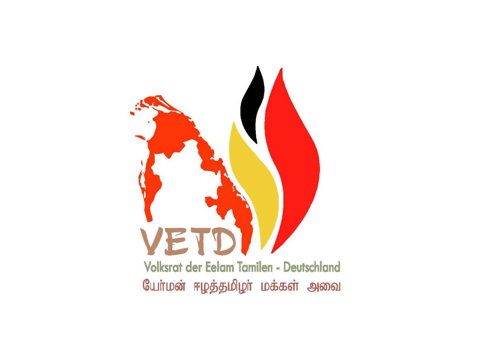 Volksrat der Eelam Tamilen Deutschland – Logo
